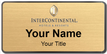 Custom name badges for InterContinental