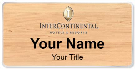 Custom name badges for InterContinental
