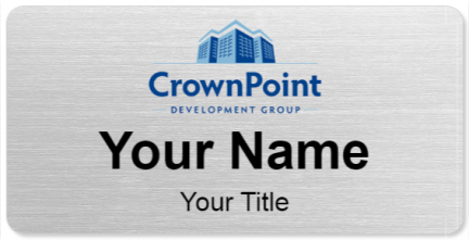 Custom name badges for CrownPoint Development Group