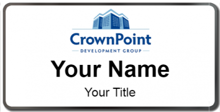 Custom name badges for CrownPoint Development Group