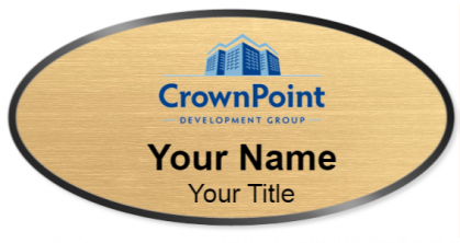 Custom name badges for CrownPoint Development Group