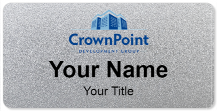 Custom name badges for CrownPoint Development Group