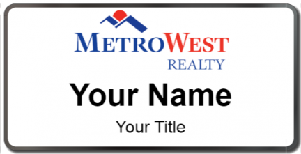 Custom name badges for MetroWest Realty