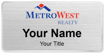 Custom name badges for MetroWest Realty