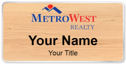 Custom name badges for MetroWest Realty