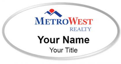 Custom name badges for MetroWest Realty