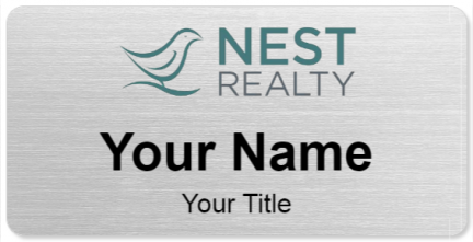 Custom name badges for Nest Realty
