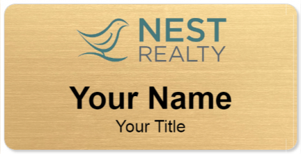 Custom name badges for Nest Realty
