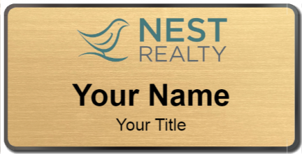 Custom name badges for Nest Realty