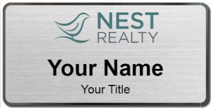 Custom name badges for Nest Realty