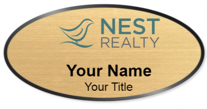 Custom name badges for Nest Realty