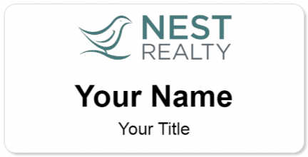 Custom name badges for Nest Realty