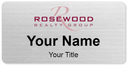 Custom name badges for Rosewood Realty Group