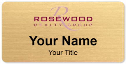 Custom name badges for Rosewood Realty Group
