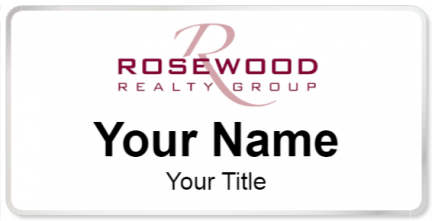 Custom name badges for Rosewood Realty Group