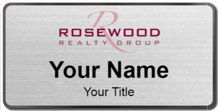 Custom name badges for Rosewood Realty Group