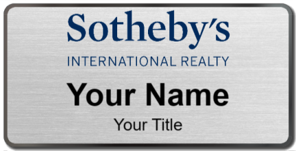 Custom name badges for Sothebys International Realty