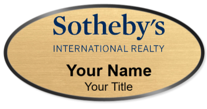 Custom name badges for Sothebys International Realty