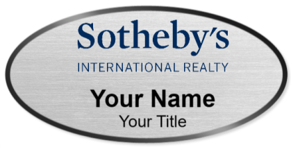 Custom name badges for Sothebys International Realty