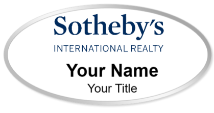Custom name badges for Sothebys International Realty