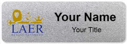 Custom name badges for Laer Realty Partners