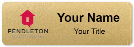 Custom name badges for Pendleton Real Estate