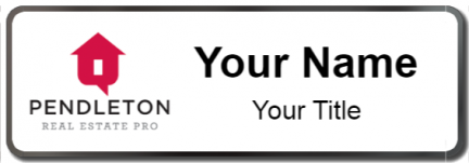 Custom name badges for Pendleton Real Estate