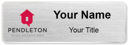 Custom name badges for Pendleton Real Estate