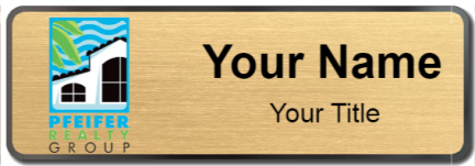 Custom name badges for Pfeifer Realty Group