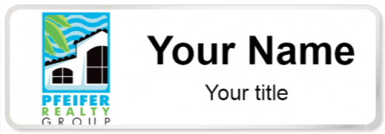 Custom name badges for Pfeifer Realty Group