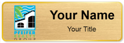 Custom name badges for Pfeifer Realty Group