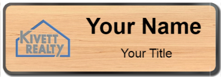 Custom name badges for Kivett Realty