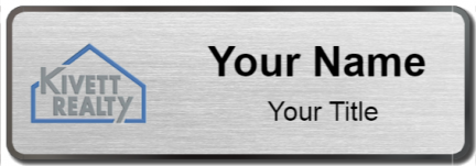 Custom name badges for Kivett Realty