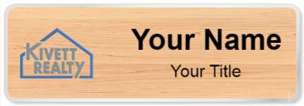 Custom name badges for Kivett Realty