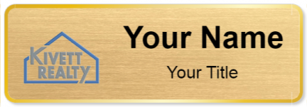 Custom name badges for Kivett Realty