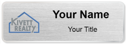 Custom name badges for Kivett Realty
