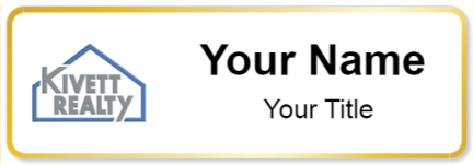 Custom name badges for Kivett Realty