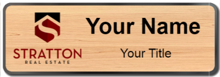 Custom name badges for Stratton Real Estate
