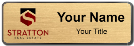 Custom name badges for Stratton Real Estate
