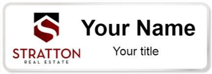 Custom name badges for Stratton Real Estate