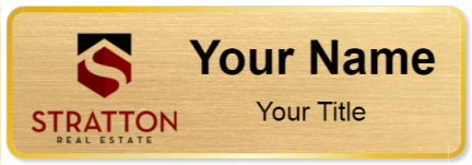 Custom name badges for Stratton Real Estate