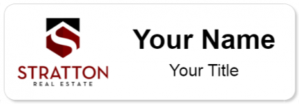 Custom name badges for Stratton Real Estate