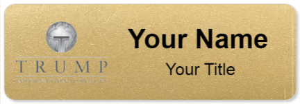 Custom name badges for Trump International Realty