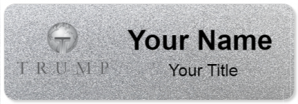 Custom name badges for Trump International Realty