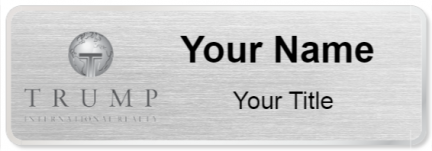 Custom name badges for Trump International Realty