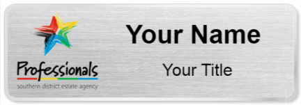 Custom name badges for Professionals Southern District Estate Agency
