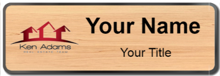 Custom name badges for Ken Adams Real Estate