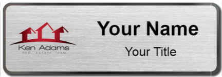 Custom name badges for Ken Adams Real Estate