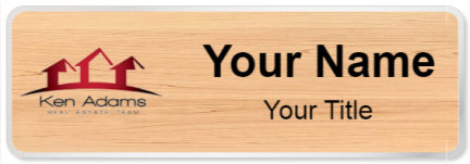 Custom name badges for Ken Adams Real Estate