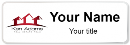 Custom name badges for Ken Adams Real Estate